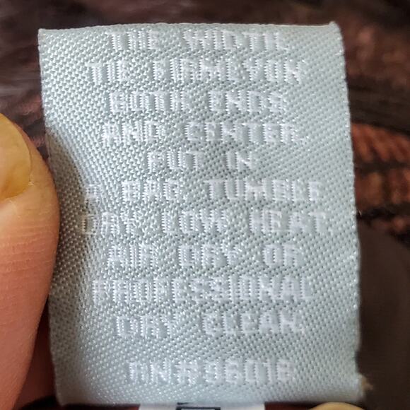 Vtg 90s Women Brown Fur Trim Tapestry Jacket M Fall Artsy Boho Maximalist Funky - Picture 8 of 12